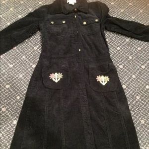 Black Courdory Girls  6 Dress. Sunflowers. Israel